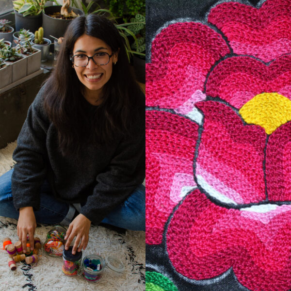 ATELIER FLEURS MEXICAINES - Broderie traditionnelle mexicaine avec Gisela Becerril - 4h